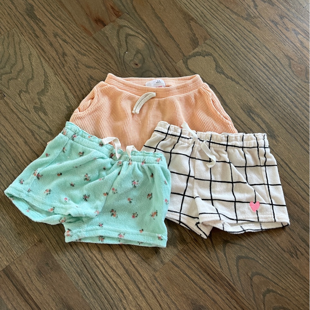 H&M and Zara Baby Girl Short Lot - Size 3-6 Months